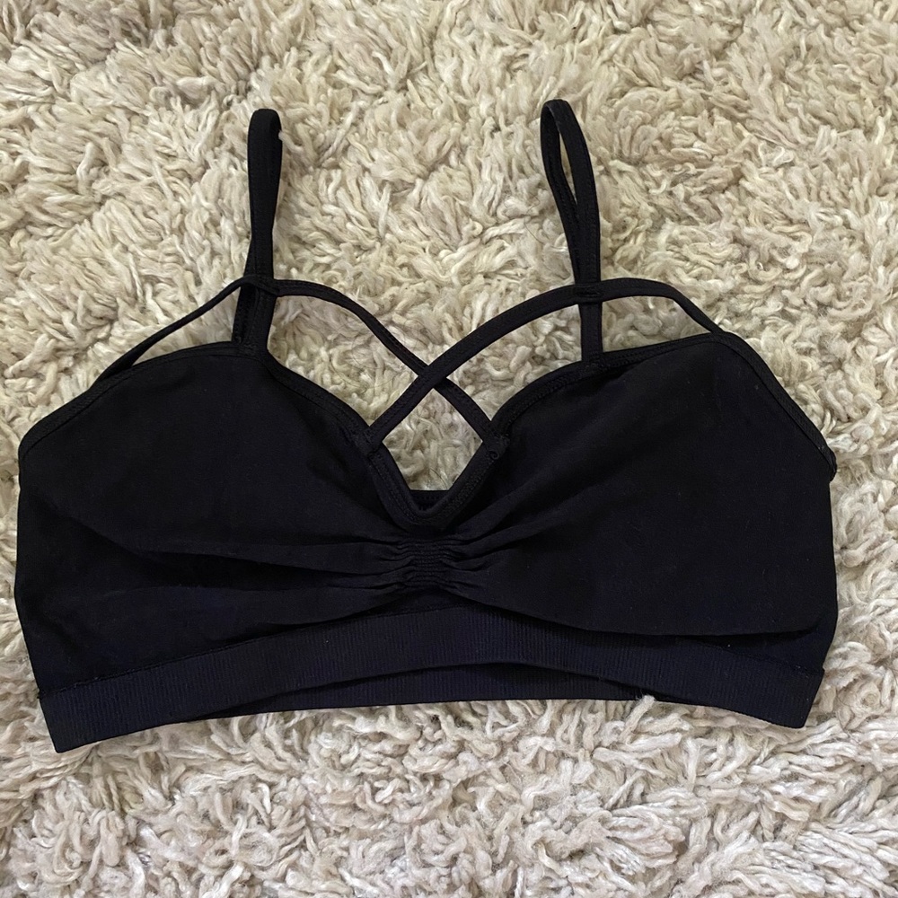 Suzette Strappy Black Bralette
